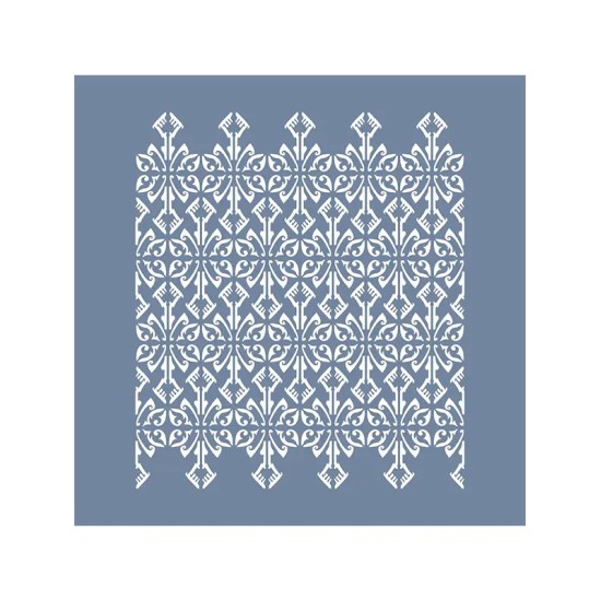 EHFL49 Geometrik Desen Stencil 45x45cm