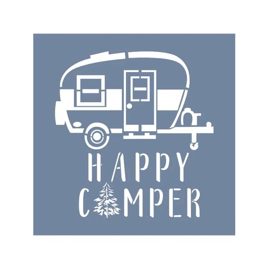 EHFY180 Karavan Stencil 25x25cm