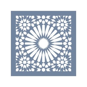 EHFY60 Geometrik Desen Stencil 45x45cm