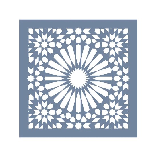 EHFY60 Geometrik Desen Stencil 45x45cm