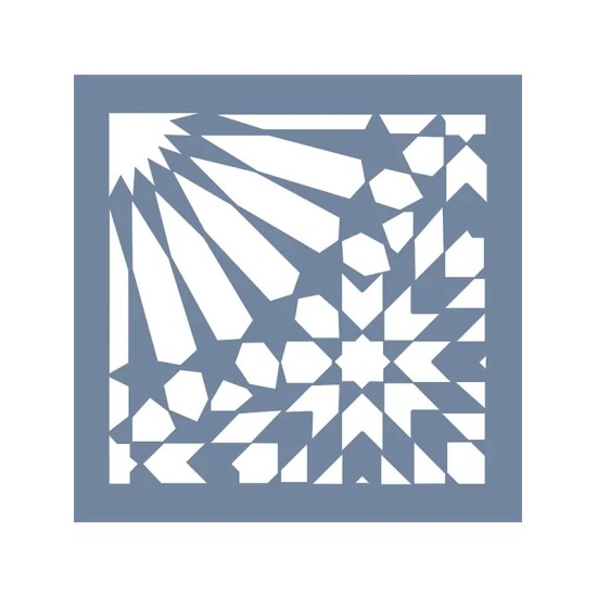 EHFY61 Geometrik Stencil 25x25cm