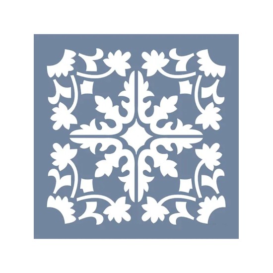 EHFY66 Fayans Desen Stencil 45x45cm