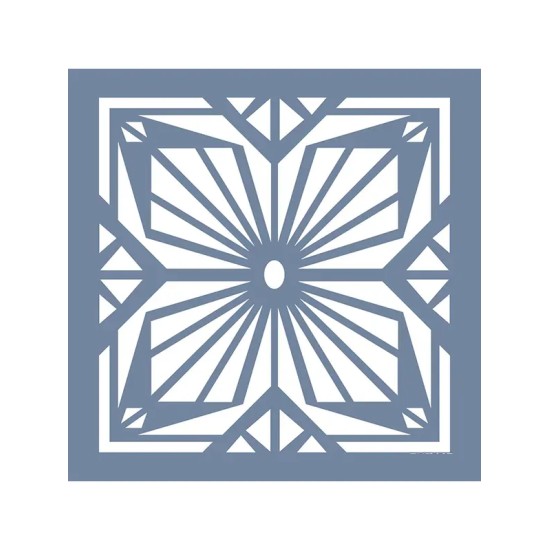 EHFY67 Geometrik Desen Stencil 25x25cm