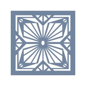 EHFY67 Geometrik Desen Stencil 45x45cm