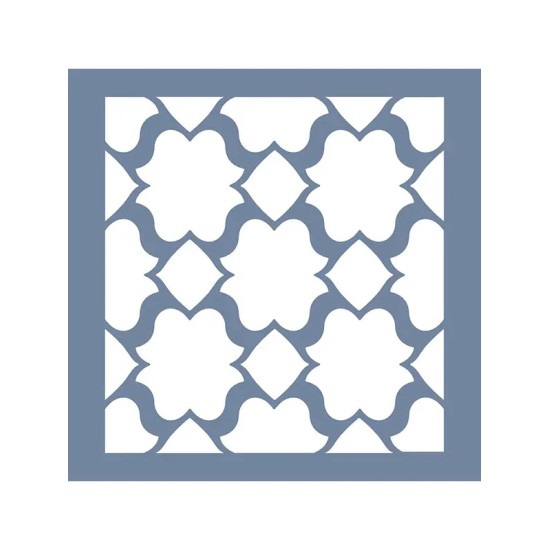 EHFY69 Geometrik Fayans Stencil 25x25cm
