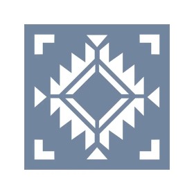 EHFY72 Geometrik Desen Stencil 45x45cm