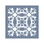 EHFY74 Geometrik Desen Stencil 45x45cm