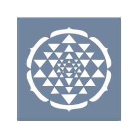 EHGE92 Geometrik Mandala Stencil 60x60cm