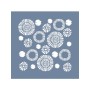 EHGE95 Geometrik Daire Stencil 45x45cm