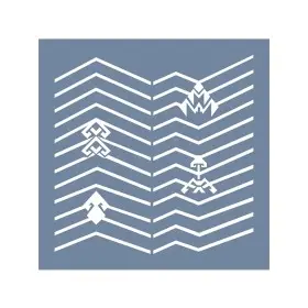 EHGE96 Geometrik Desen Stencil 45x45cm