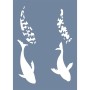 EHH96 Koi Balığı Stencil 25x35cm