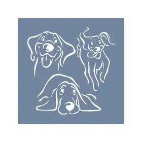 EHH107 Köpek Stencil 40x40cm