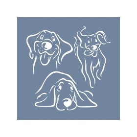EHH107 Köpek Stencil 60x60cm