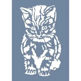 EHH122 Kedi Stencil 25x35cm