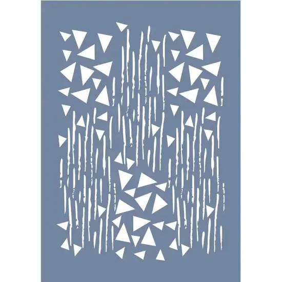 EHKJ10 Geometrik Soyut Stencil 21x30cm