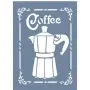 EHMK10 Moka Pot Stencil 25x35cm