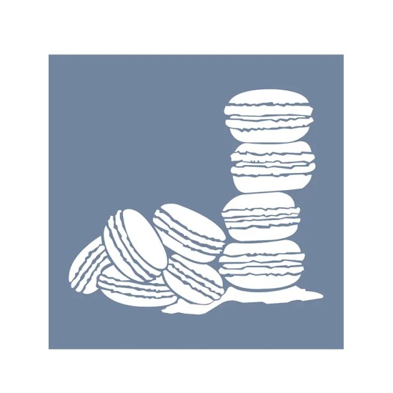 EHMK16 Macaron Stencil 25x25cm
