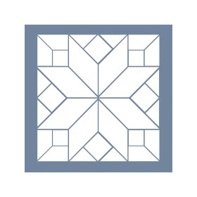 EHP11 Geometrik Simetri Stencil 30x30cm