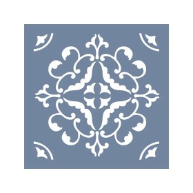 EHP14 Floral Geometrik Stencil 30x30cm