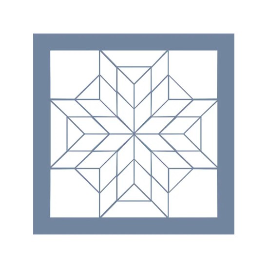 EHP16 Geometrik Desen Stencil 30x30cm