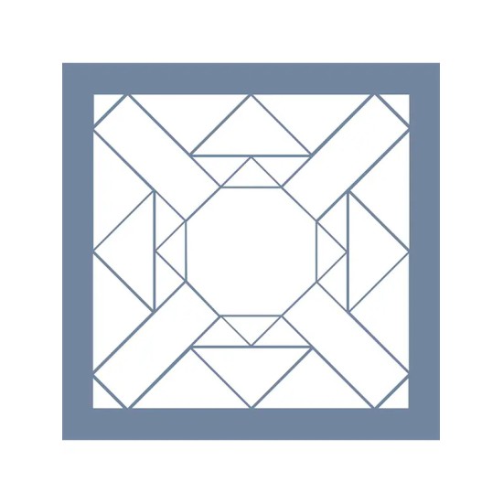 EHP17 Geometrik Desen Stencil 30x30cm