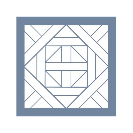 EHP18 Geometrik Desen Stencil 30x30cm