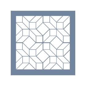 EHP19 Geometrik Stencil 30x30cm