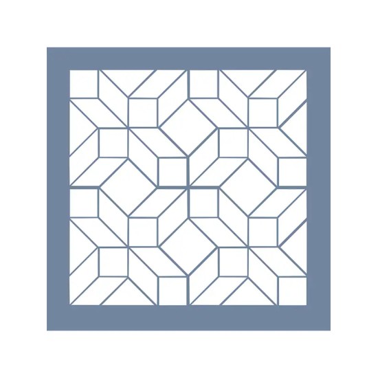 EHP19 Geometrik Stencil 30x30cm