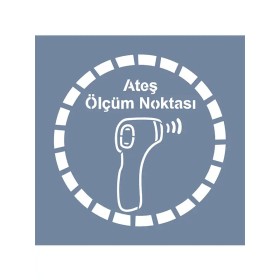 EHSM10 Ateş Ölçer Stencil 60x60cm