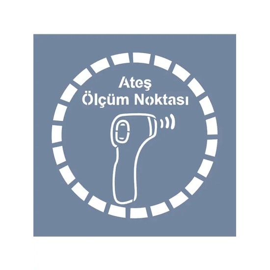 EHSM10 Ateş Ölçer Stencil 60x60cm