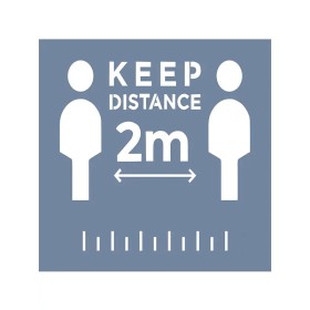 EHSM19 Mesafe Stencil 60x60cm