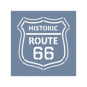 EHTŞ48 Route 66 Stencil 60x60cm