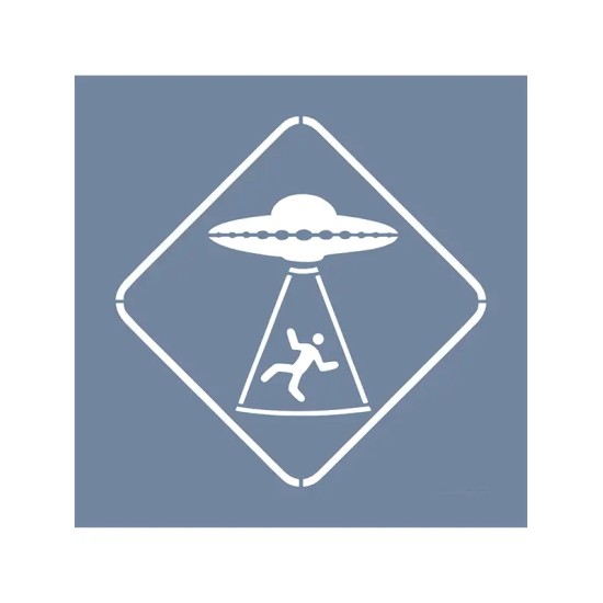 EHTŞ53 UFO Stencil 40x40cm