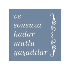 EHY105 Dekoratif Yazı Stencil 60x60cm