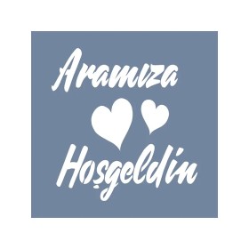 EHY129 Hoş Geldin Stencil 40x40cm