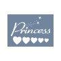 EHY131 Princess Stencil 25x35cm