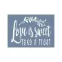 EHY145 Love Yazı Stencil 21x30cm