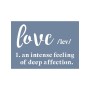 EHY146 Love Stencil 25x35cm