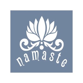 EHY163 Lotus Namaste Stencil 20x20cm