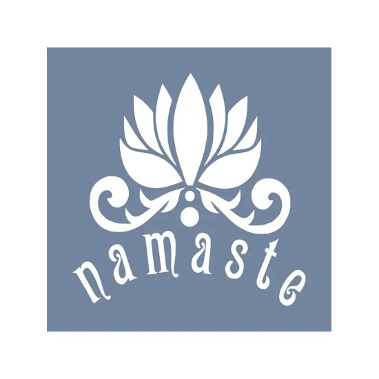EHY163 Lotus Namaste Stencil 20x20cm
