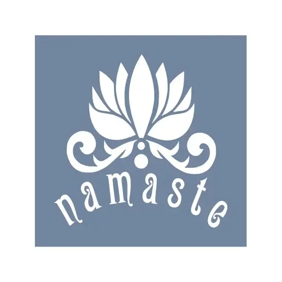EHY163 Çiçek Namaste Stencil 60x60cm