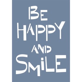 EHY168 Motivasyon Stencil 25x35cm