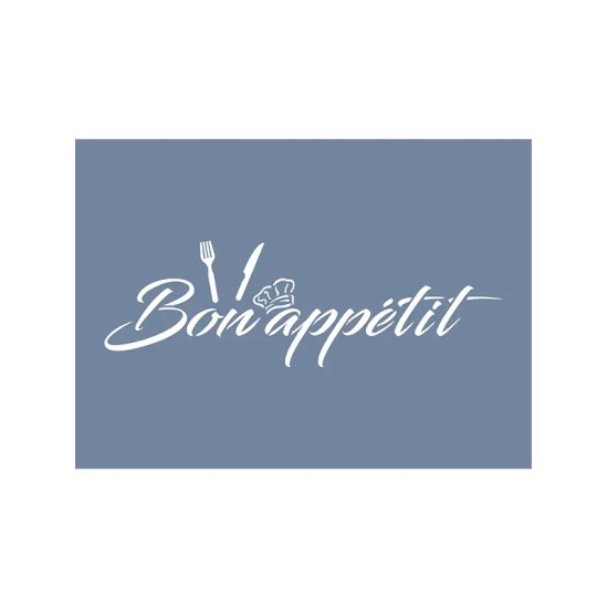 EHY184 Bon Appétit Stencil 21x30cm