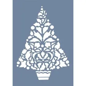 EHYB68 Yılbaşı Ağacı Stencil 21x30cm