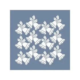 EHYB82 Yılbaşı Çan Stencil 25x25cm