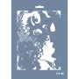 MA05 Mix Media Soyut Desen Stencil 21x29cm