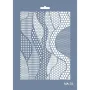 MA33 Mix Media Geometrik Desen Stencil 21x29cm