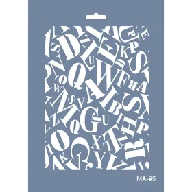 MA65 Mix Media Harf Stencil 21x29cm