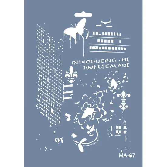 MA67 Mix Media Karma Desen Stencil 21x29cm