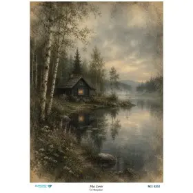 8253 Diamond Pirinç Dekopaj Kağıdı Plus Serisi 30x42cm